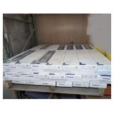 35 BOXES OF TARKETT ALOFT FLAMED OAK DESIGN PEWTER COLOR FLOORING PLANKS