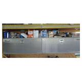 DEE ZEE PLATINUM SERIES 8 FT TRUCK SIDE RAIL TOOL BOX AND CONTENTS