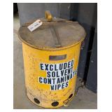 FOOT TRIGGERED FLIP TOP CONTAMINATED WIPES BIN