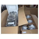 COMMERCIAL BUNN-O-MATIC COFFEE MAKER IN ORIGINAL BOX AND 11 DECANTERS