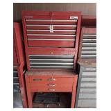 THREE STACKING TOOL BOXES AND CONTENTS