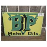 METAL REPRODUCTION BP MOTOR OILS SIGN