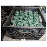MILK CRATE FILLED WITH 11 OZ CANS OF REPEL SPORTSMEN MAX 40% DEET INSECT REPELLENT