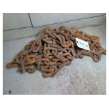 TWO CHAINS, APPROXIMATELY 6.5 - 7 FT EACH