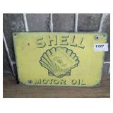 METAL REPRODUCTION SHELL MOTOR OIL SIGN