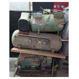 AIR COMPRESSOR TANK, AIR COMPRESSOR, AND ONAN 6500 GENSET