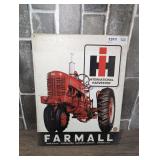 METAL REPRODUCTION INTERNATIONAL HARVESTER FARMALL SIGN