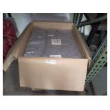 LARGE BOX FILLED WITH SEALED DISASTER BLANKETS MADE FROM 30% RECYCLED WOOL AND 70% MAN-MADE FIBER