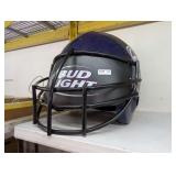 HUGE BUD LIGHT FOOTBALL HELMET BAR DECOR