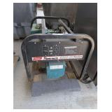 COLEMAN POWERMATE 4000 GENERATOR, LOT INCLUDES FURNITURE FLOAT