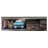 ALL LUGGAGE AND BAGS ON SHELF MARKED 1005