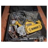 DEWALT BELT SANDER WITH DUST FILTER AND CASE