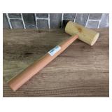 LARGE DECORATIVE WOODEN MALLET