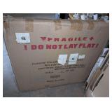 29-IN X 35-IN BRUSH NICKEL MIRROR IN ORIGINAL BOX