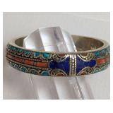 Inlay Bracelet Possibly Mixed Metals