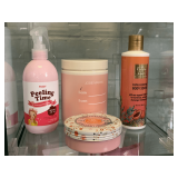 NEW BEAUTY PRODUCTS TO INCLUDE JOYCE GIRAUD BODY SCRUB, JOSIE MARAN WHIPPED ARGAN OIL BODY CREAM, L'OCCITANE BODY CREAM, FASCY BODY MIST