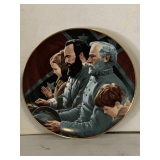 DANBURY MINT - JACKSON AND LEE PLATE #B7681 'THE GENERALS WERE BROUGHT TO TEARS'