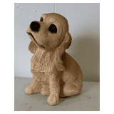 COCKER SPANIEL PUPPY COIN BANK (RESIN) 6 1/2' TALL
