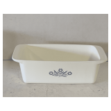 VINTAGE CORNING WARE 'CORNFLOWER BLUE' LOAF DISH 2 QT