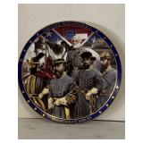 HAMILTON COLLECTION PLATE #2268A'CONFEDERATE HEROES' 8 1/2' ROUND