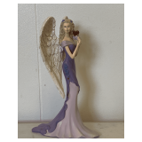 2013 HAMILTON COLLECTION OF THOMAS KINKADE ANGEL OF CARING W/ COA 'STRENGTH' 7 3/4' TALL X 4 1/2' WIDE