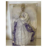 NEW TALL WHITE ANGEL WITH FEATHER WINGS N BOX 16' TALL X 12' WIDE