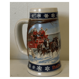 1995 BUDWEISER HOLIDAY STEIN 'LIGHTING THE WAY HOME'