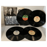 NO COVER - 2 PIECE LP - ORIGINAL MOVIE SOUNDTRACK 'GREASE', NO COVER - 2 PC ZEPPELIN LP '2050', NO COVER 1979 FOREIGNER LP 'HEAD GAMES' & 1 COVER NO LP FOREIGNER 'DOUBLE VISION'