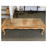 VERY UNIQUE VINTAGE HAND CARVED PHILIPPINES COFFEE TABLE 24' WIDE X 16' TALL X 60' LONG
