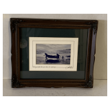 FRAMED 'A WAY OF LIFE' MEN OF ARAN SIGNED BY ARTIST PHILIP GRAY 12X10
