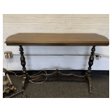 VERY NICE ANTIQUE WALNUT CONSOLE TABLE 45' LONG X 16 1/2' DEEP X 30' TALL