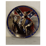 HAMILTON COLLECTION PLATE #0863B 'THE CIVIL WAR GENERALS J.E.B. STUART' 8 1/2' ROUND