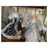 2 TREE TOPPERS 12 1/2', 14 1/2'