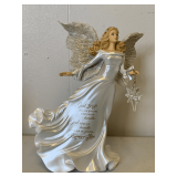 2016 DONA GELSINGER ANGEL FIGURINE 'MY STRENGTH MY GUIDE' WITH COA 9' TALL X 6' WIDE