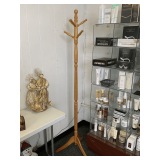 SOLID WOOD COAT/HAT RACK 71' TALL X 20' WIDE