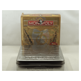 BR1.. Monopoly game, 70th anniversary edition, please inspect, no guarantee all parts are there, see pictures for details.