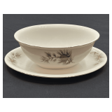 Island…Seyei fine china gravy boat, “Cascade Pine” pattern, produced  in Nagoya, Japan. See pictures for details.