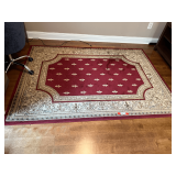 BR1…Ankara area rug, approximately 5’ x 7’, see pictures for details.