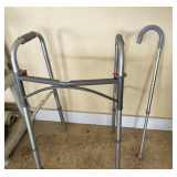 Garage…Drive walker and Lumex adjustable cane, see pictures for details.