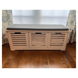Master… Padded, three drawer storage chest. See pictures for details.
