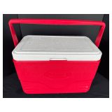 Garage… Coleman cooler, see pictures for details.