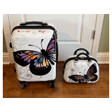 Master… World Traveler, small hard shell suitcase and matching overnight bag. See pictures for details.