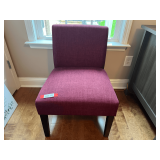 BR1…Armless, upholstered accent chair, see pictures or details.