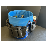 Garage… 5 gallon bucket with bucket organizer bag, and content of assorted hand tools, see pictures for details.