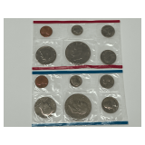 1976 United States Bicentennial Mint Set, Two-Pack