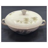 Island…Seyei fine china covered serving bowl, “Cascade Pine” pattern, produced  in Nagoya, Japan. See pictures for details.