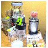 Nutribullet And Magic Bullet mixers with accessories, see pictures for details.