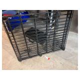 Black Metal Wire Pet Enclosure Panels