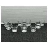 Assortment of tea light candle holders, 10 pieces, see pictures for details.