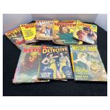 Collection of Seven Pulp Fiction Magazines